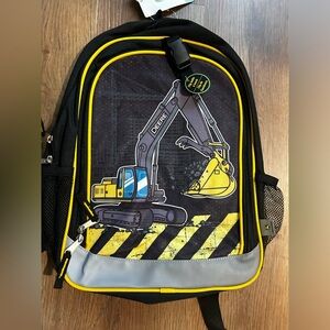 Kids John Deere excavator backpack. New with tags
